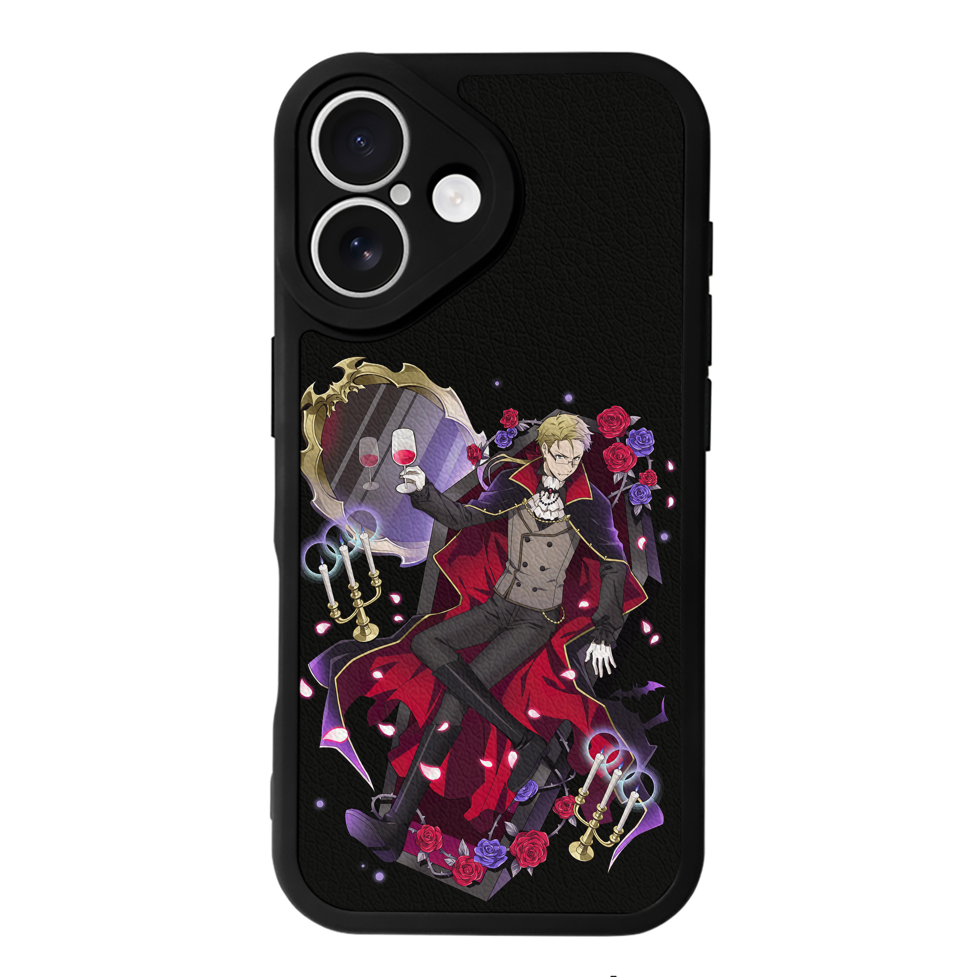 （画像用） 文豪ストレイドッグス Bungo Stray Dogs 【iPhone 16シリーズ対応】シリコンスマホケース（レザー調） 材質：シリコン